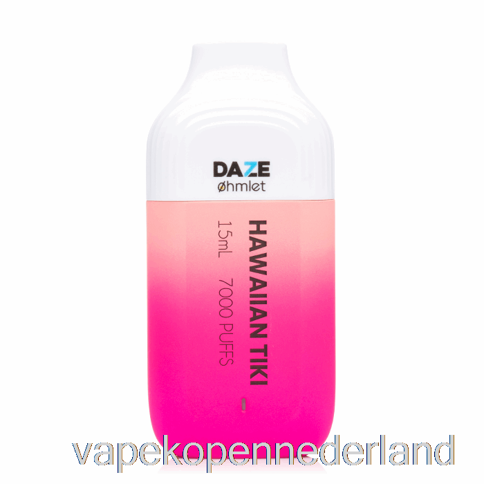 Vape Nederland 7 Daze Ohmlet 7000 0% Nul Nicotine Wegwerp Hawaiiaanse Tiki